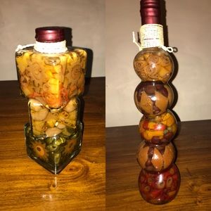 Decorative Glass Pepper Bottles